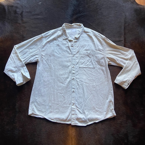 Your Neighbors Other - White Button-down Shirt